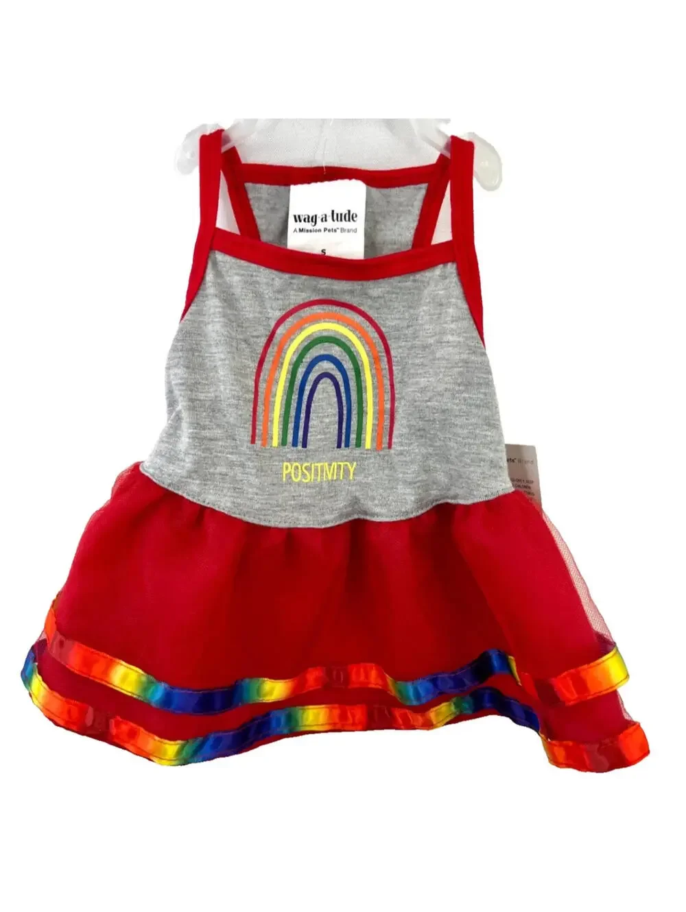 WAG-A-TUDE Size S RAINBOW PRIDE 